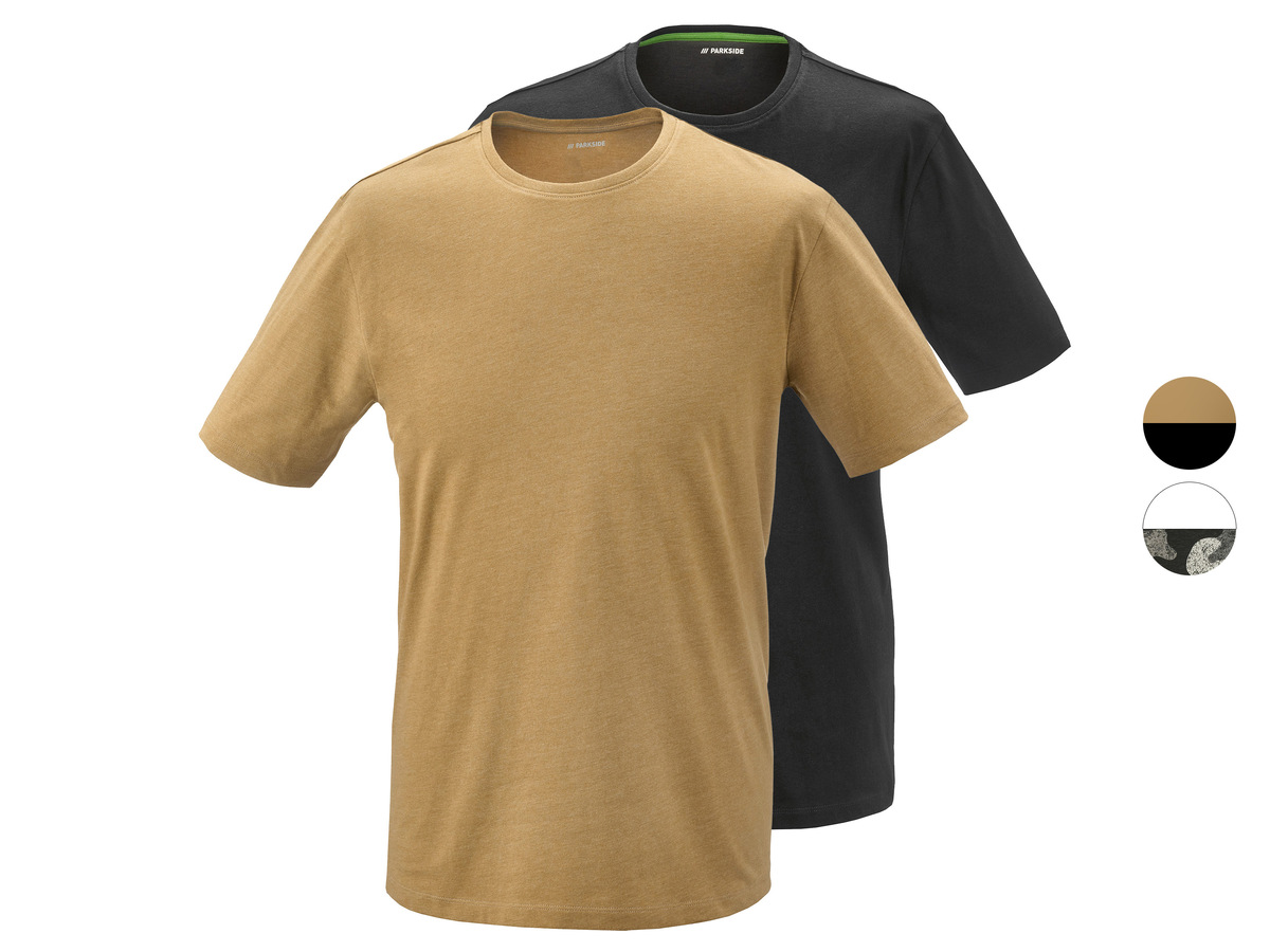 Bild 1 von PARKSIDE® Herren T-Shirts, 2 Stück, mit Rundhalsausschnitt