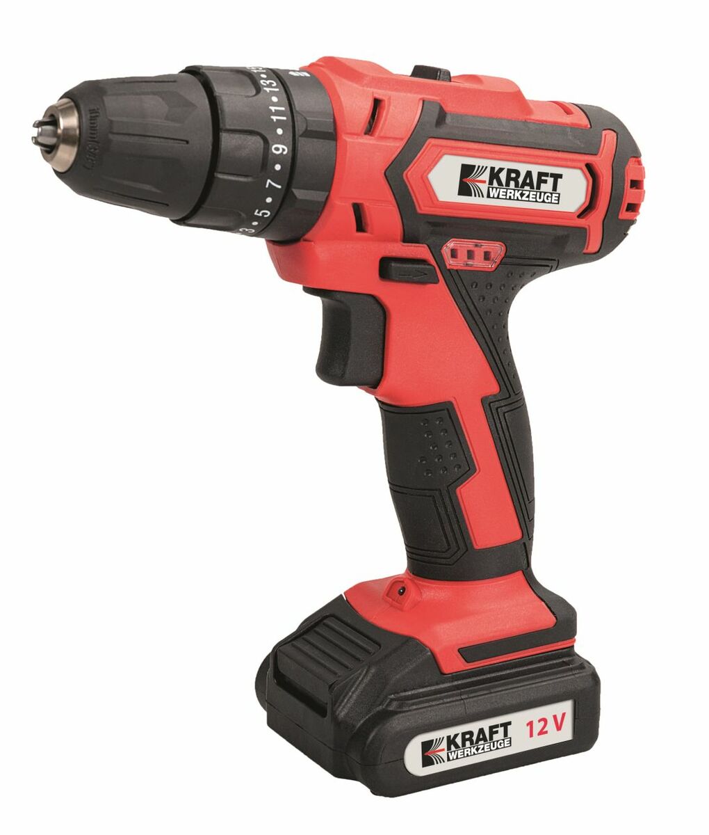 Bild 1 von Kraft Werkzeuge Akku-Schlagbohrschrauber-Set 12V Li 1,5Ah
