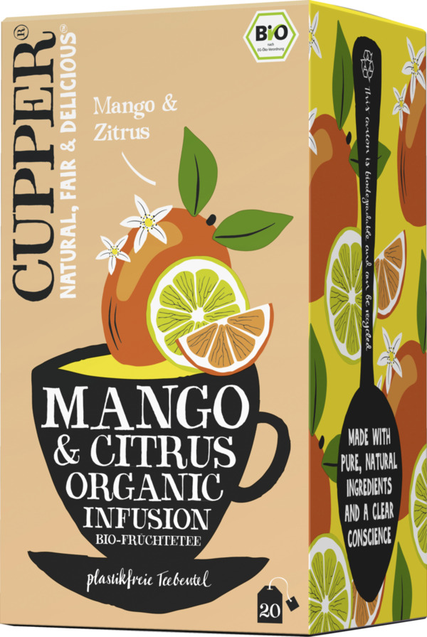 Bild 2 von Cupper Bio-Früchtetee Mango & Citrus Organic Infusion