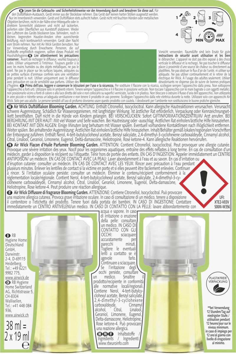 Bild 2 von Air Wick Duftölflakon Nachfüller Duo Blooming Garden