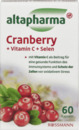Bild 1 von altapharma Cranberry + Vitamin C + Selen 60 Kapseln 5.47 EUR/100 g