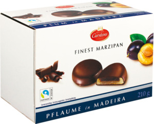 Carstens Finest Edelmarzipan-Taler Pflaume in Maderia