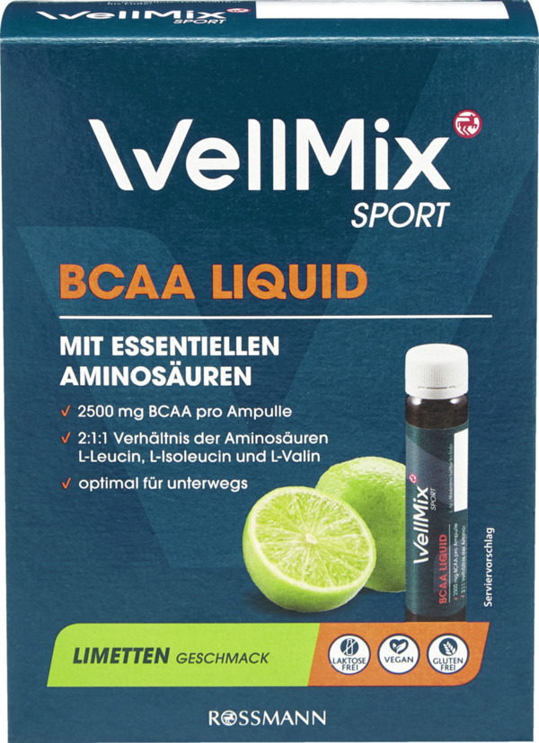 Bild 1 von WellMix BCAA Liquid Limette