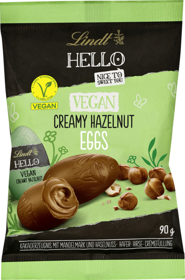 Bild 1 von Lindt HELLO Vegan Creamy Hazelnut Eggs