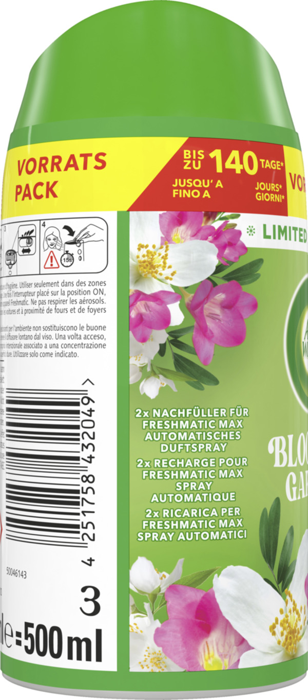 Bild 3 von Air Wick Freshmatic Max Nachfüller Duopack Blooming Garden