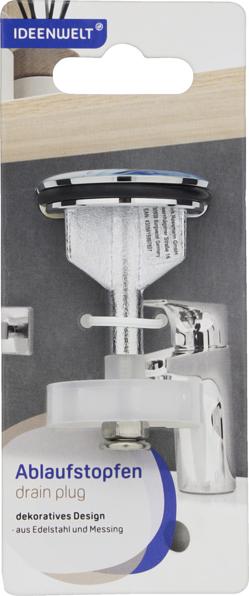 Bild 1 von IDEENWELT Ablaufstopfen Wassertropfen
