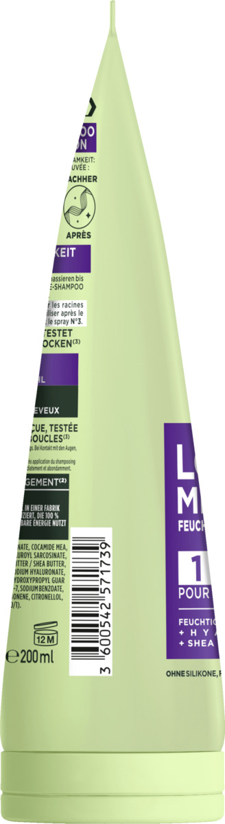 Bild 2 von Garnier Fructis Locken Methode Feuchtigkeitsauffüllendes Shampoo