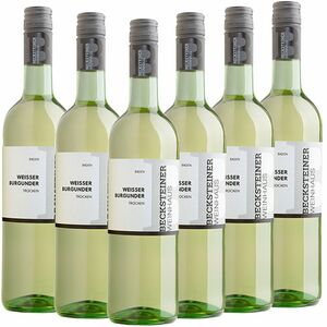 Becksteiner Winzer Weißer Burgunder QbA 2022, weißwein, trocken, Deutschland 0,75l