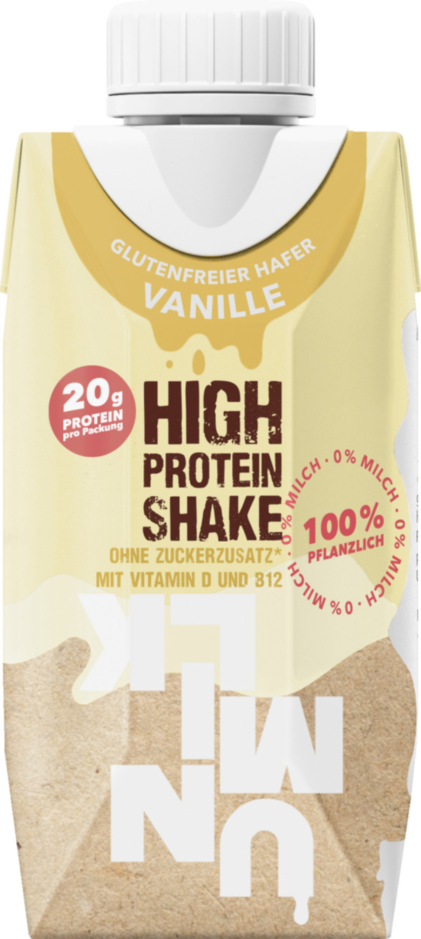 Bild 1 von UNMILK Proteinshake Vanilla