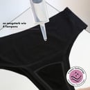 Bild 4 von dais Nahtlose Periodenunterwäsche Slip Gr. XL schwarz