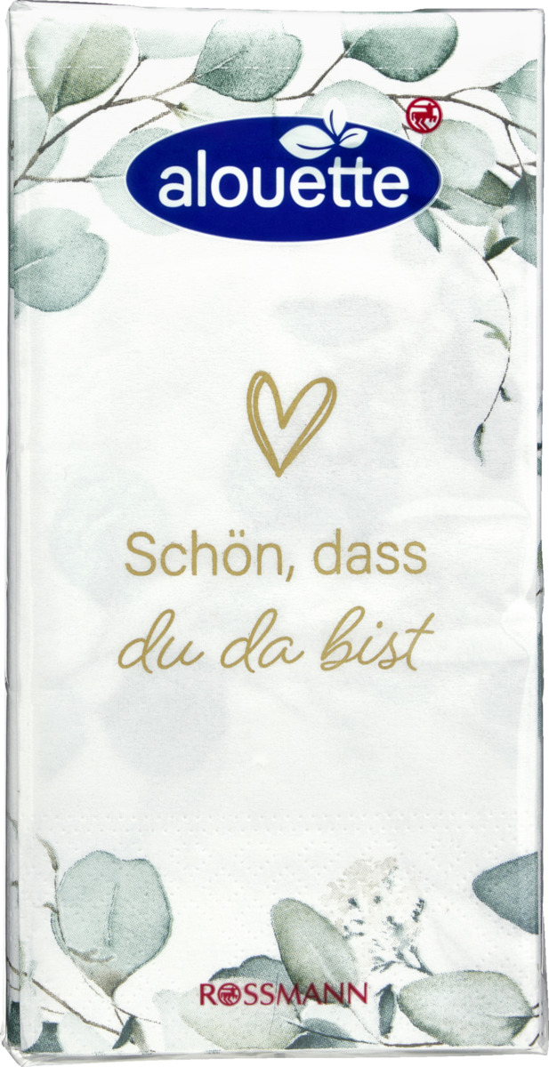 Bild 1 von alouette Bistro-Serviette Schön, dass du da bist