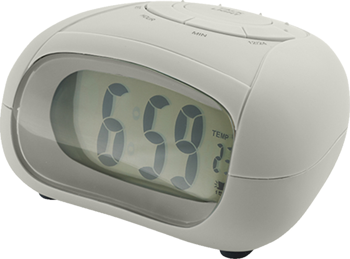 Bild 1 von IDEENWELT Sprechender Wecker grau