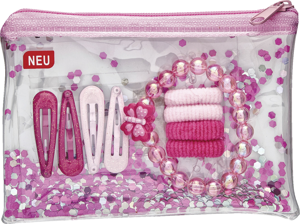 Bild 1 von FOR YOUR Beauty Haarschmuck  Glitzer-Set rosa