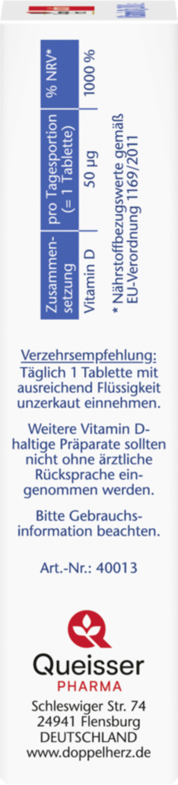 Bild 3 von Doppelherz Vitamin D3 Mini-Tabletten