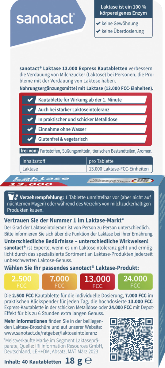 Bild 4 von sanotact® Express Laktase 13.000