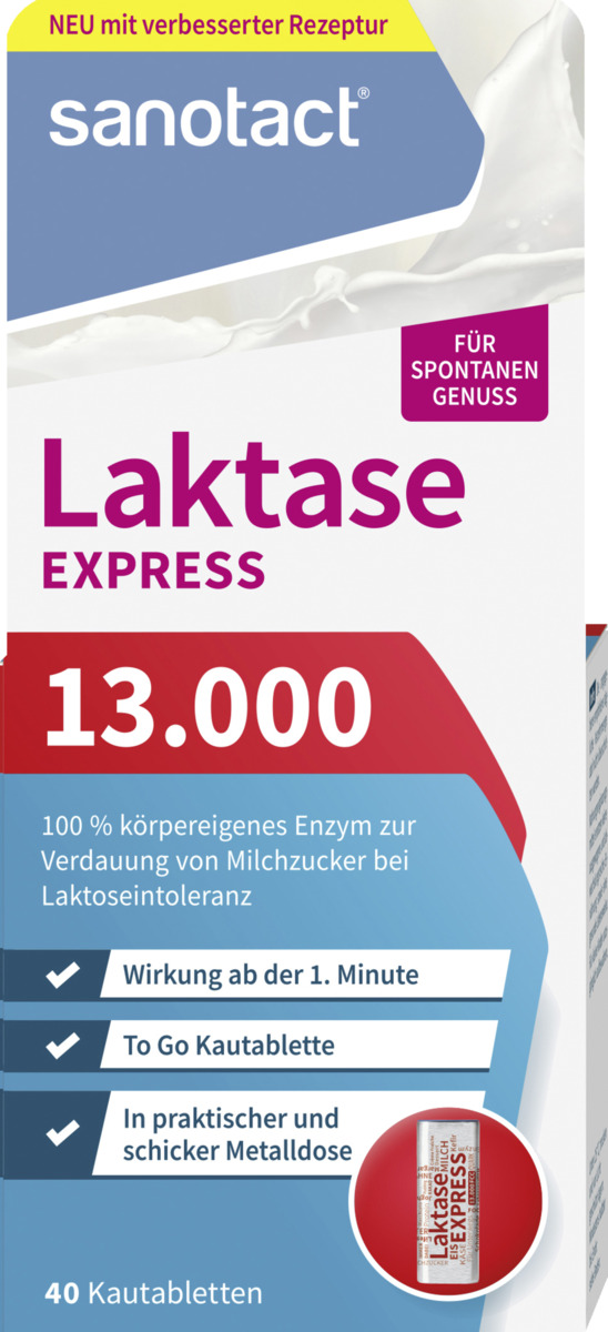 Bild 1 von sanotact® Express Laktase 13.000