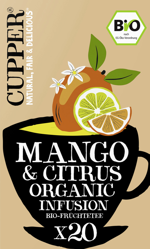 Bild 1 von Cupper Bio-Früchtetee Mango & Citrus Organic Infusion