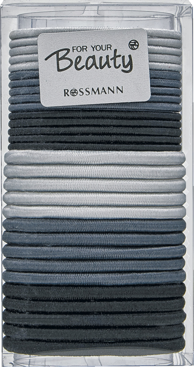 Bild 1 von FOR YOUR Beauty Haargummi Schwarz/Grau