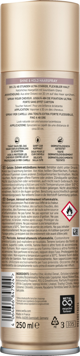 Bild 2 von Wella Wellaflex Shine & Hold Haarspray