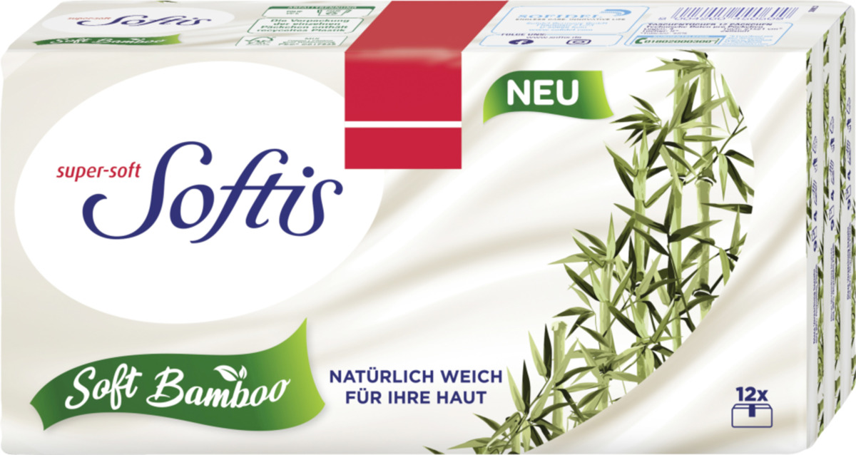 Bild 1 von Softis Soft Bamboo Taschentücher