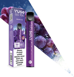 Vuse GO 700 Grape Ice Einweg E-Zigarette
