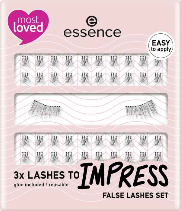 Bild 1 von essence LASHES TO IMPRESS false lashes set 01 Hey pretty lashes!