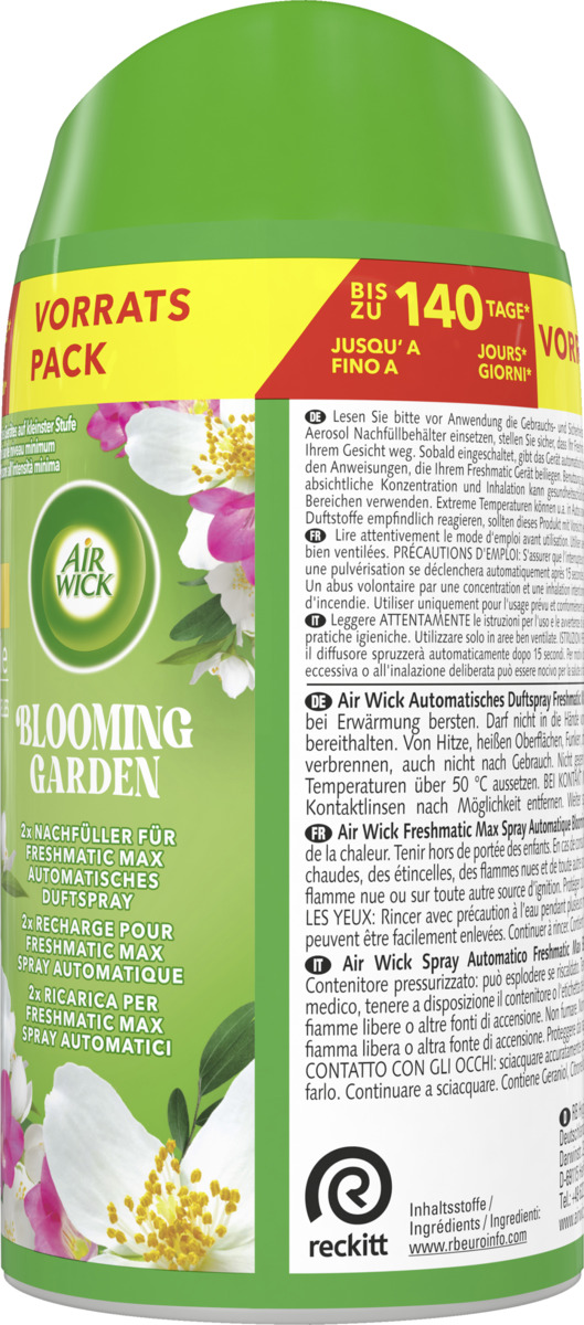 Bild 2 von Air Wick Freshmatic Max Nachfüller Duopack Blooming Garden