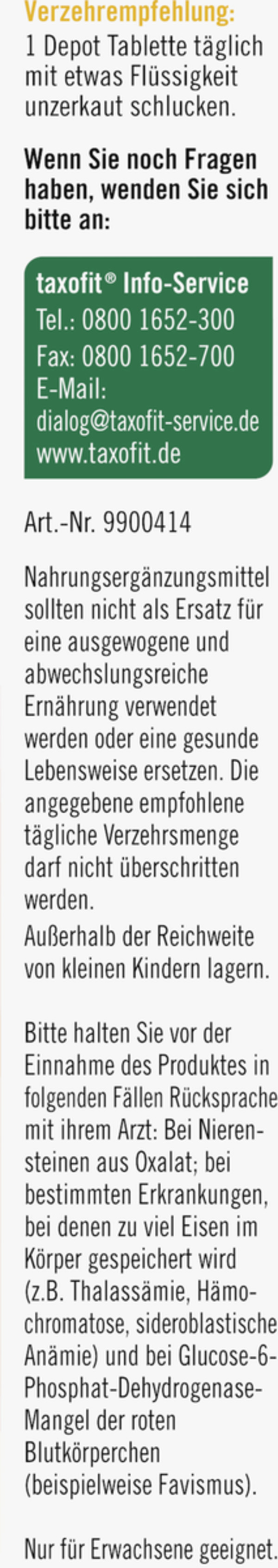 Bild 2 von taxofit Vitamin C 1300 Tabletten