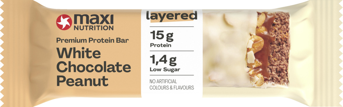 Bild 1 von MaxiNutrition Premium Protein Bar White Chocolate Peanut