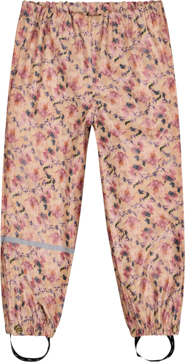 Bild 1 von Mikk-Line Regenhose mit Blumen-Muster, rosa, Gr. 110/116