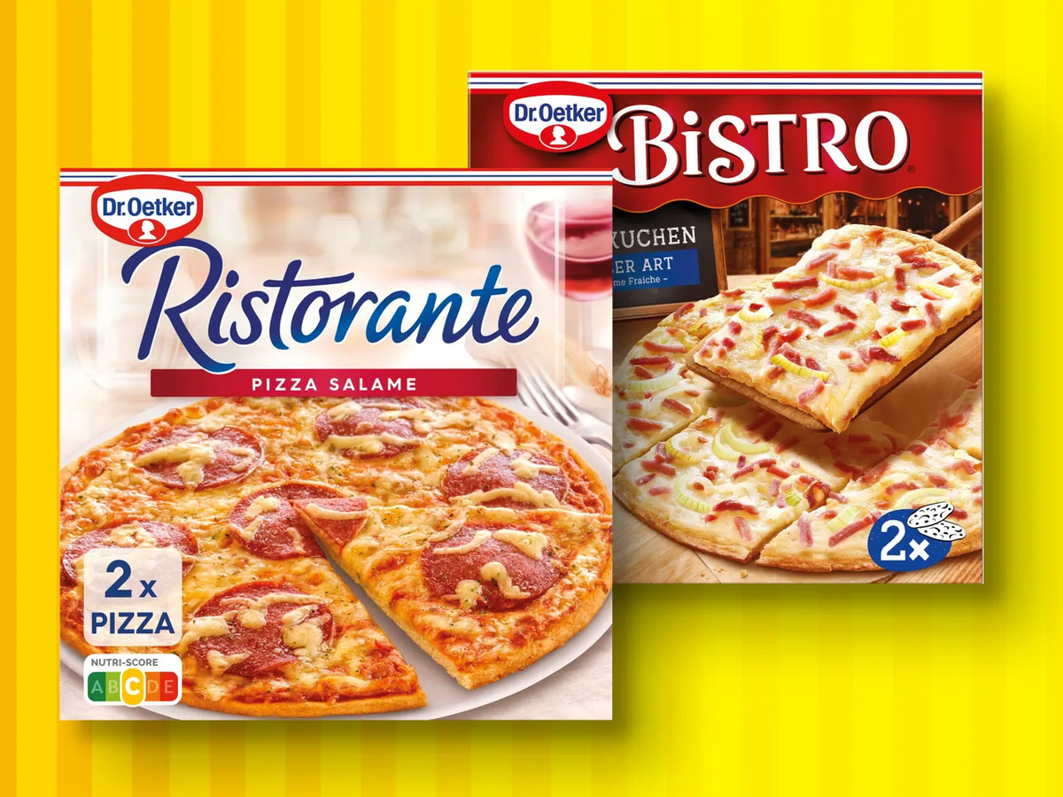 Bild 1 von Dr. Oetker Ristorante Pizza/Flammkuchen, 
         780/640/530/660/640 g