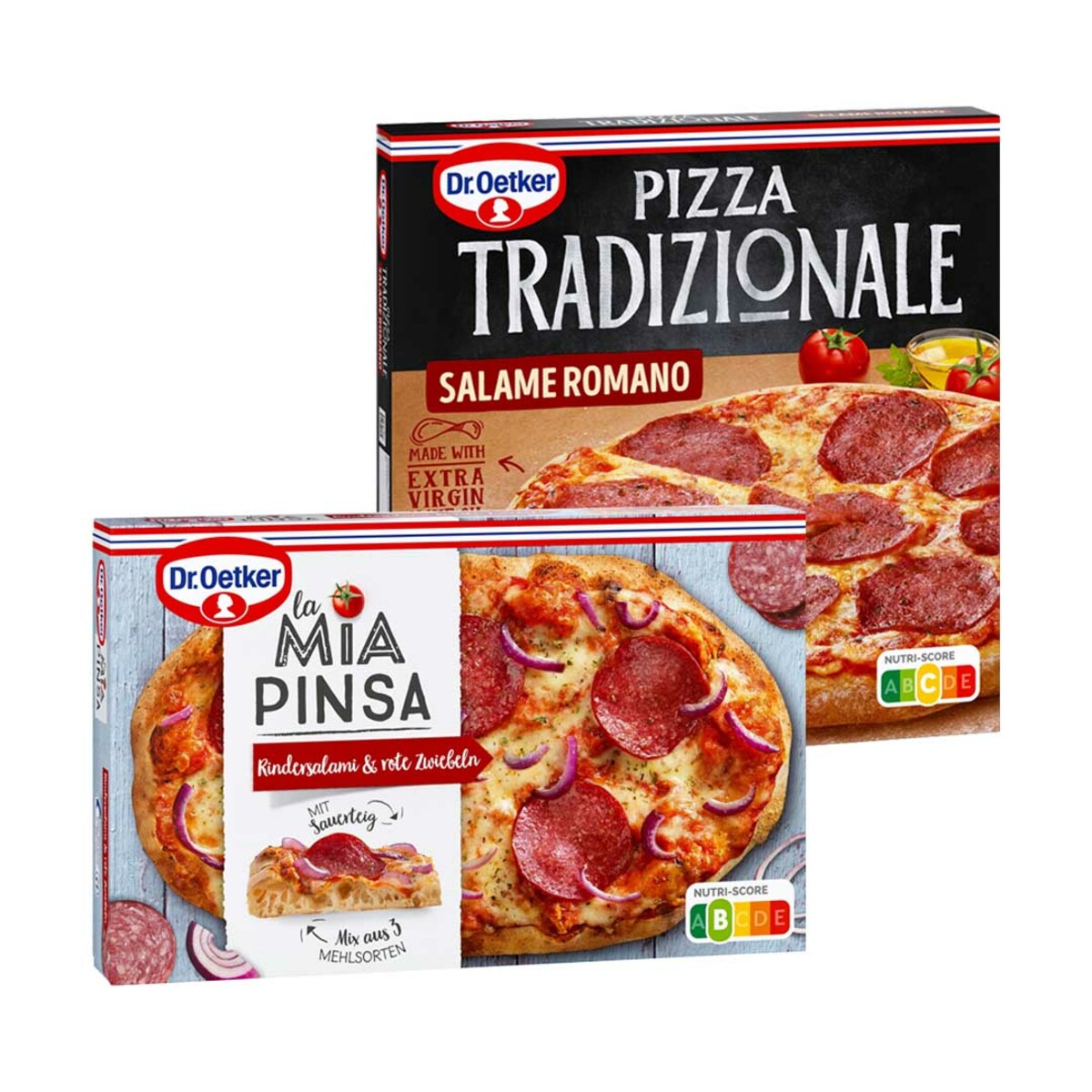 Bild 1 von DR. OETKER  DIE OFENFRISCHE, PIZZA TRADIZIONALE oder  LA MIA PINSA  versch. Sorten, tiefgefroren, je 305 – 435-g-Pckg.,  Niedrigster Gesamtpreis der letzten 30 Tage: 2,22 €