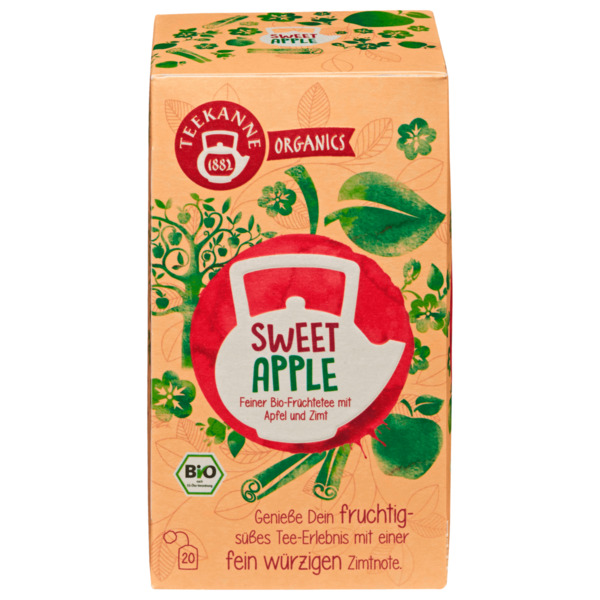 Bild 1 von Teekanne Organics Bio Tee Sweet Apple 50g, 20 Beutel
