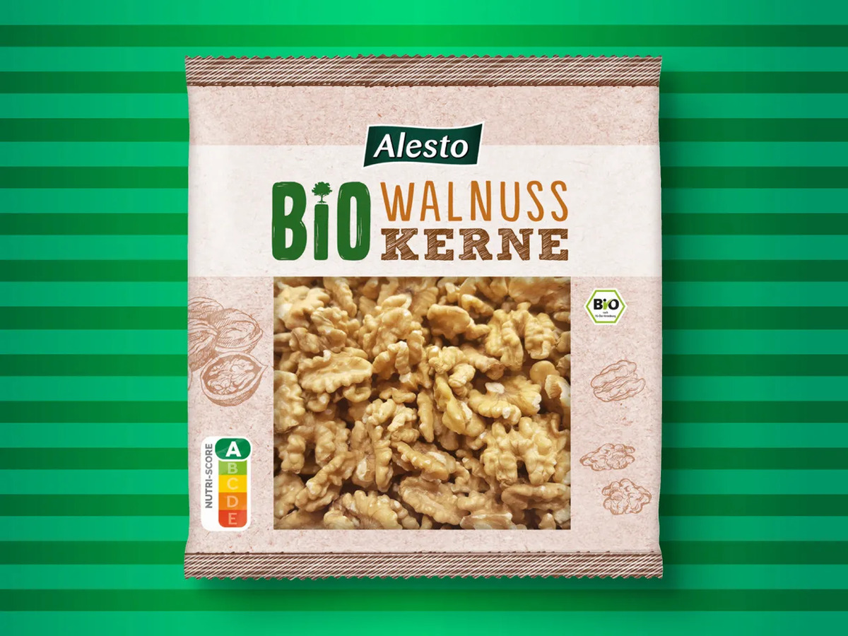 Bild 1 von Alesto Bio Walnuss Kerne, 
         150 g