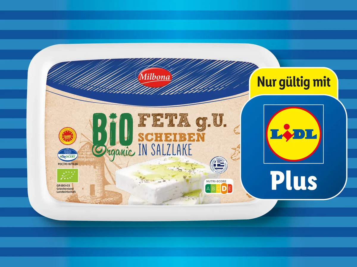 Bild 1 von Milbona Bio Feta g.U., 
         350 g