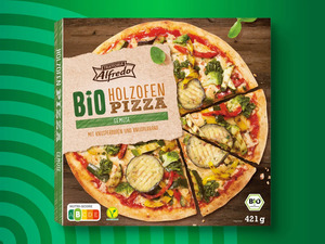 Trattoria Alfredo Bio Holzofen Pizza Gemüse, 
         421 g