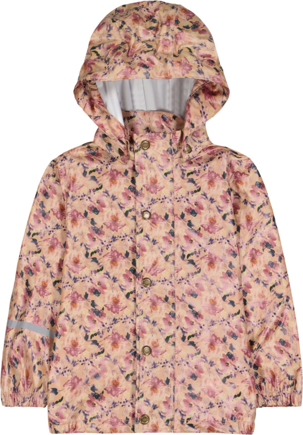 Bild 1 von Mikk-Line Regenjacke mit Blumen-Muster, rosa, Gr. 86/92