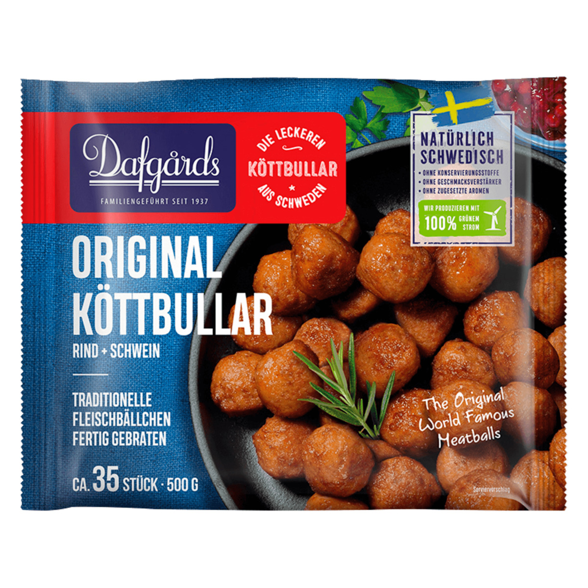 Bild 1 von Original Schwedische Köttbullar 500g, fertig gebraten, ca. 35 Fleischbällchen