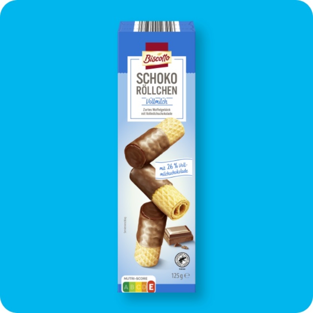 Bild 1 von BISCOTTO Schoko-Röllchen