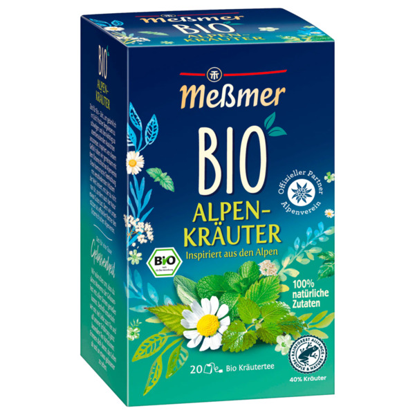 Bild 1 von Meßmer Bio Alpenkräuter 40g, 20 Beutel