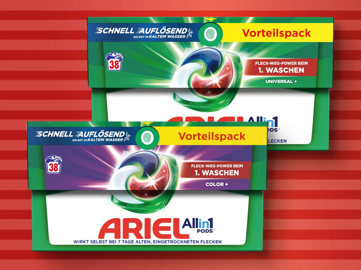 Bild 1 von Ariel All-in-1 Pods 38 Wäschen, 
         38 Stück