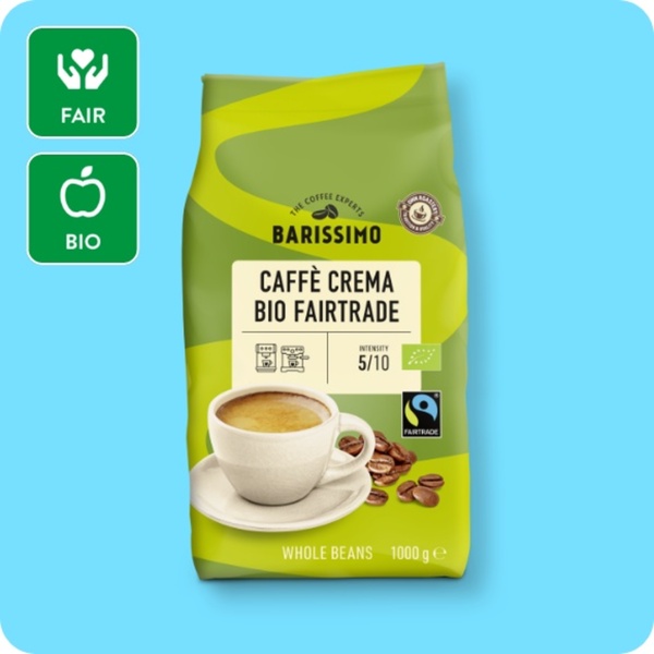 Bild 1 von BARISSIMO Bio-Fairtade-Caffè-Crema oder -Espresso