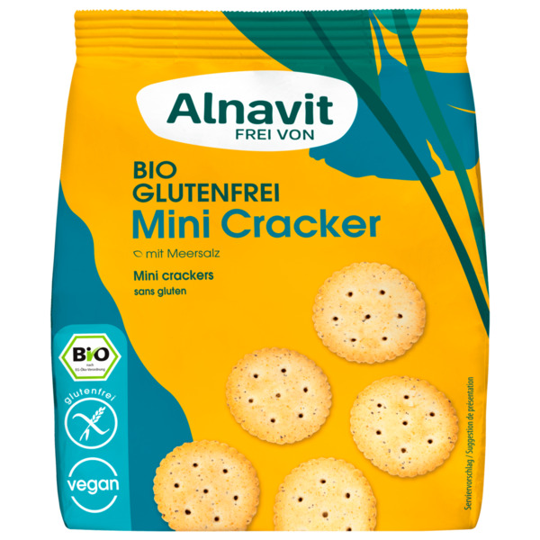 Bild 1 von Alnavit Bio Mini Cracker glutenfrei 100g