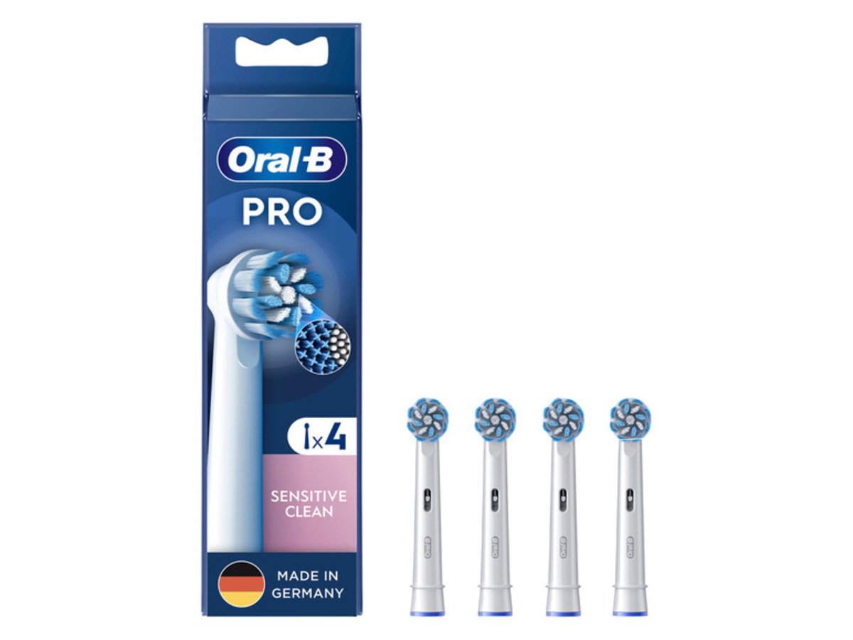 Bild 1 von Oral-B Pro Sensitive Clean Aufsteckbürsten, 4 Stück