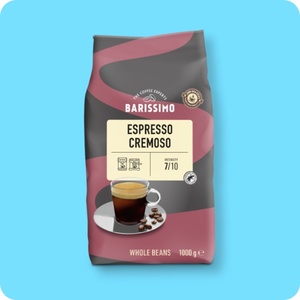BARISSIMO Espresso Cremoso, Caffè Crema Dolce oder Caffè Crema & Aroma