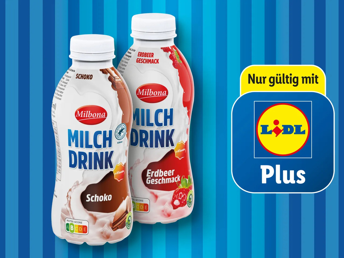 Bild 1 von Milbona Milchdrink, 
         500 ml zzgl. -.25 Pfand