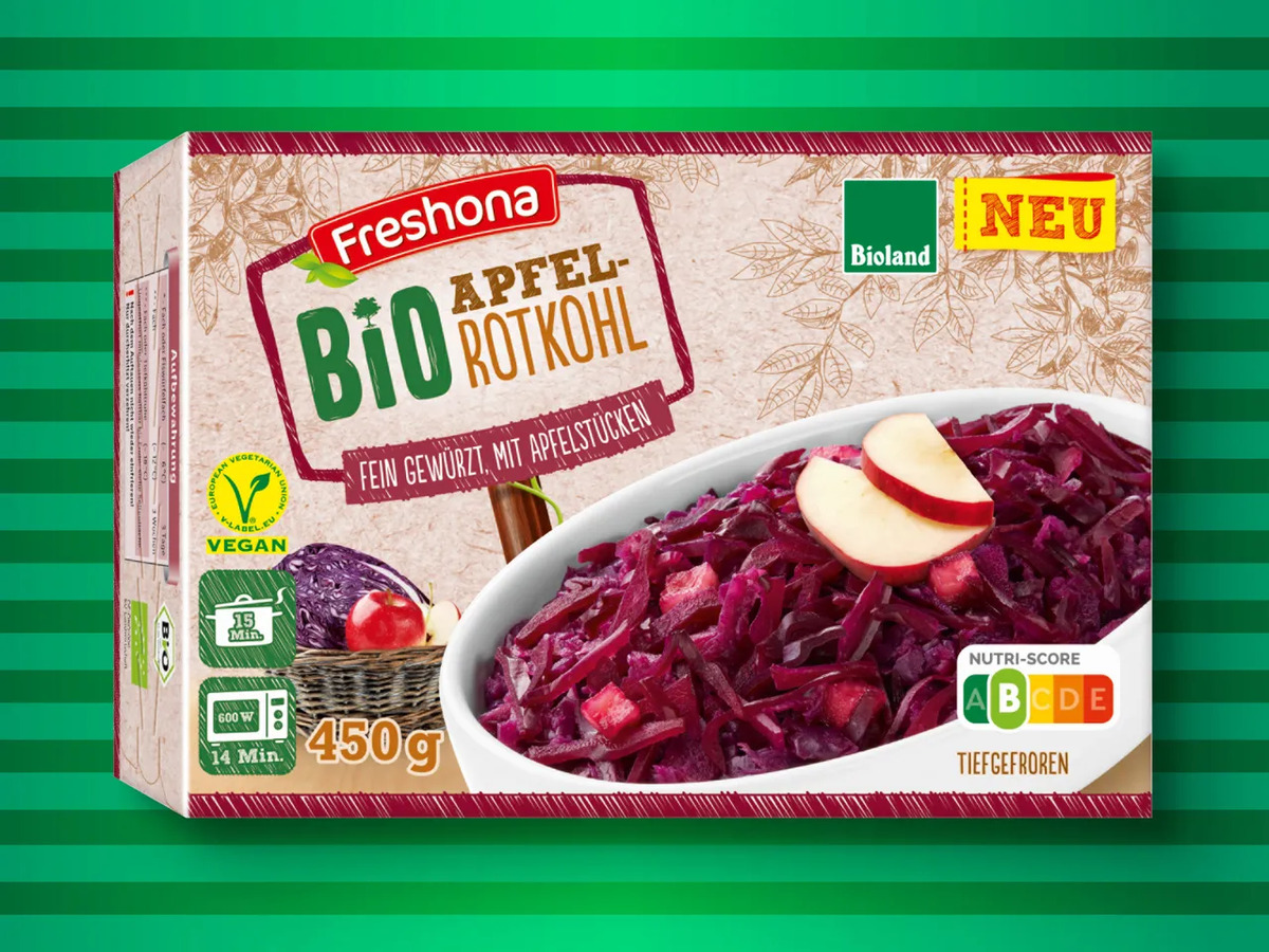Bild 1 von Bioland Apfelrotkohl, 
         450 g