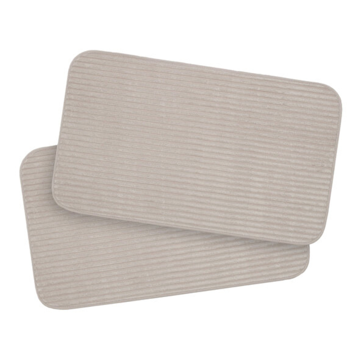 Bild 1 von Badteppich Berlin in Cord Optik, 2er Set, 60 x 100 cm, taupe