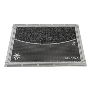 Fußmatte DualActiv, 70 x 46 cm schwarz