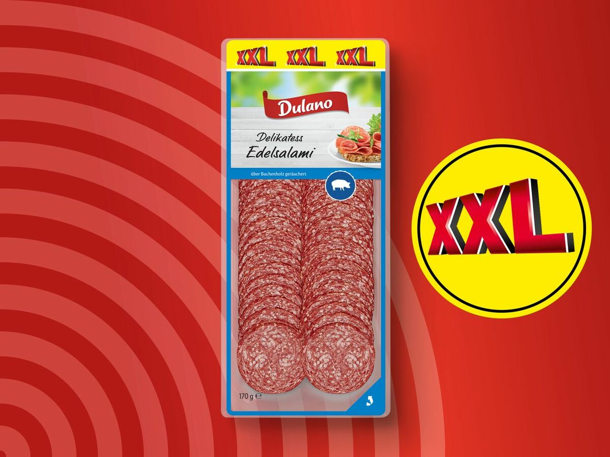 Bild 1 von Dulano Edelsalami geschnitten XXL, 
         170 g